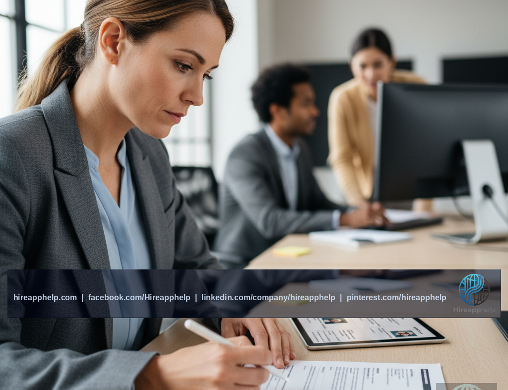 Recruiters' First Glance: Applications