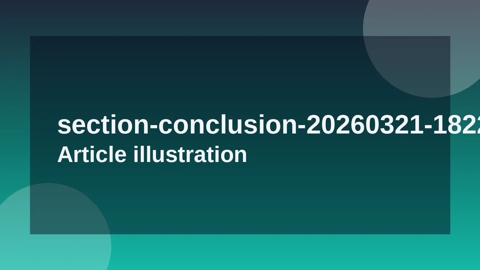 Conclusion