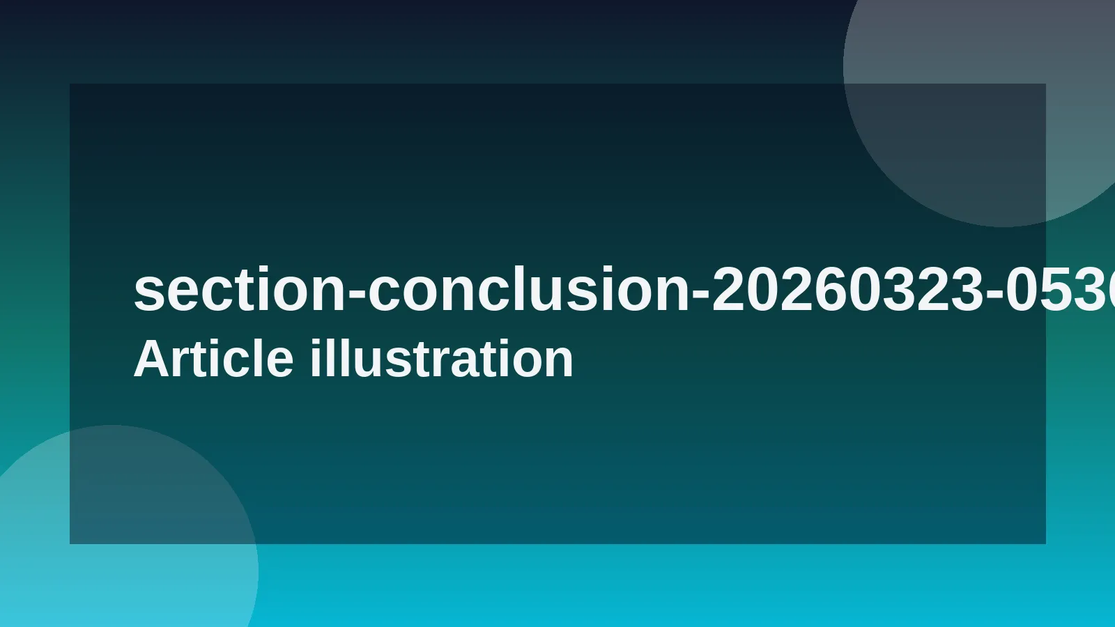 Conclusion