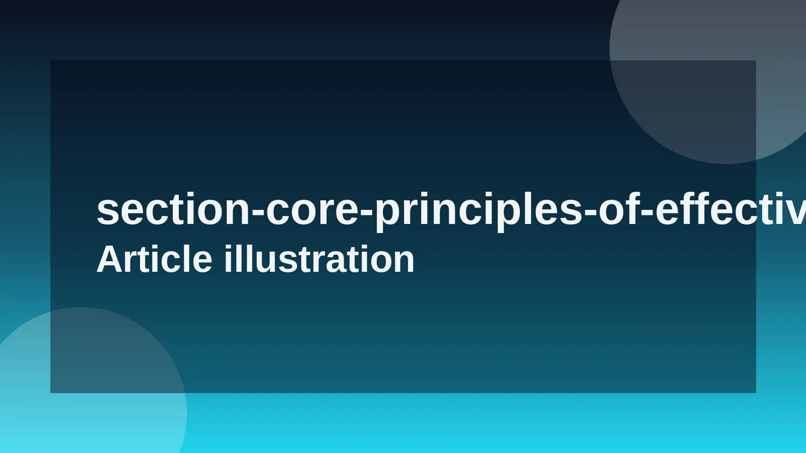 Core Principles of Effective Networking Messages