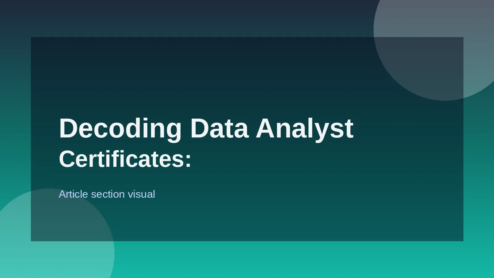 Decoding Data Analyst Certificates: Google vs. IBM