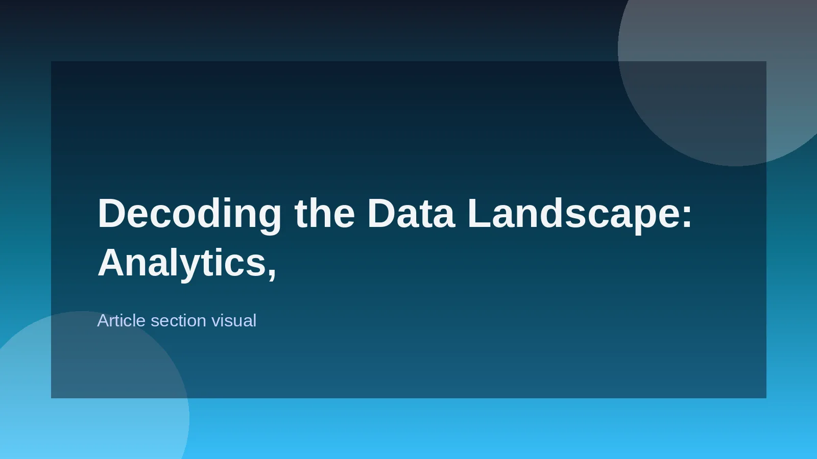 Decoding the Data Landscape: Analytics, Science, and BI