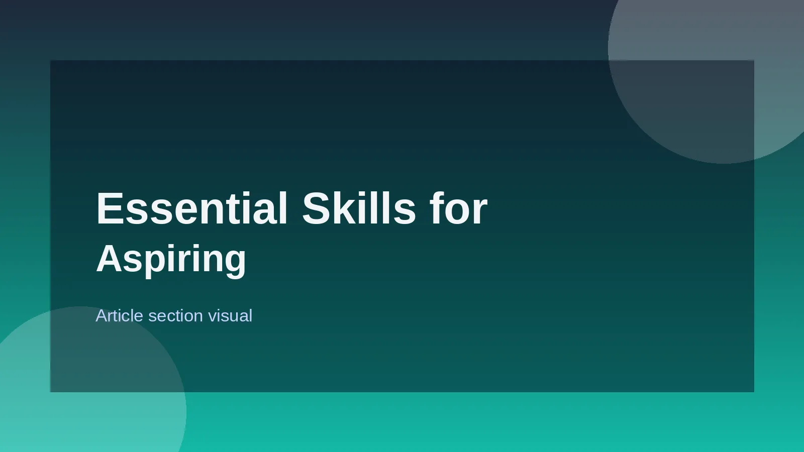 Essential Skills for Aspiring BI Professionals