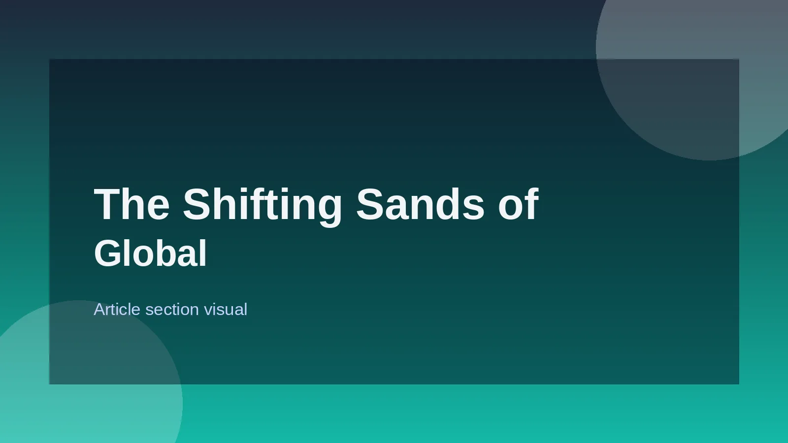 The Shifting Sands of Global Talent Acquisition