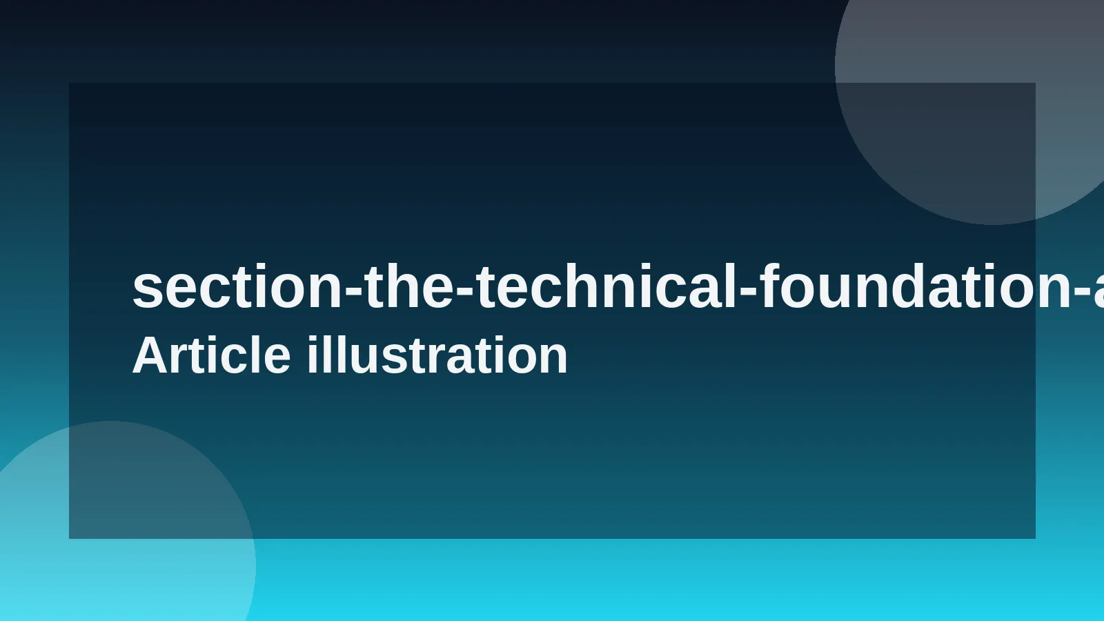 The Technical Foundation: Audio and Visual Excellence