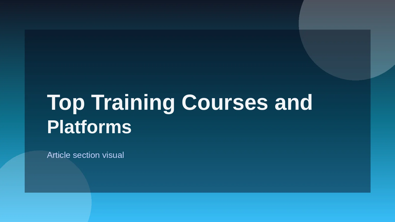 Top Training Courses and Platforms for CAPM Success