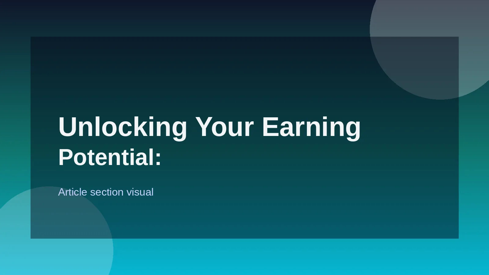 Unlocking Your Earning Potential: A Global Salary Guide