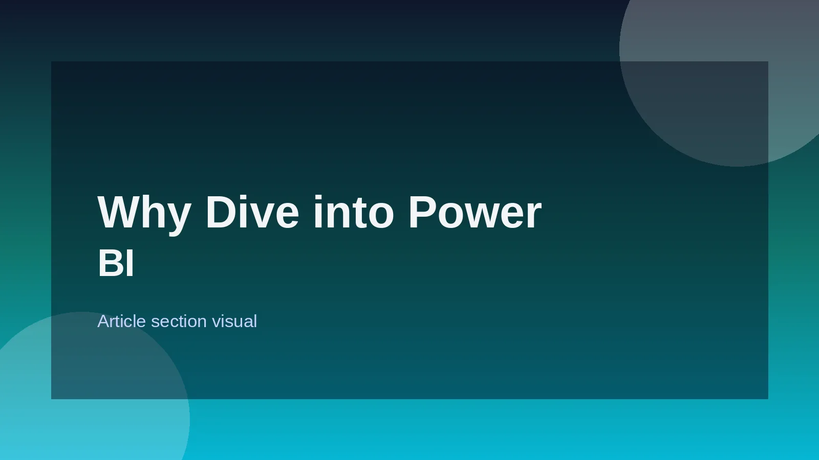 Why Dive into Power BI and Tableau?