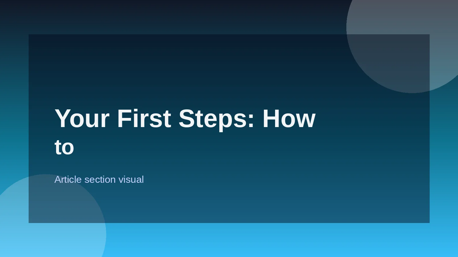 Your First Steps: How to Start a Cybersecurity Career